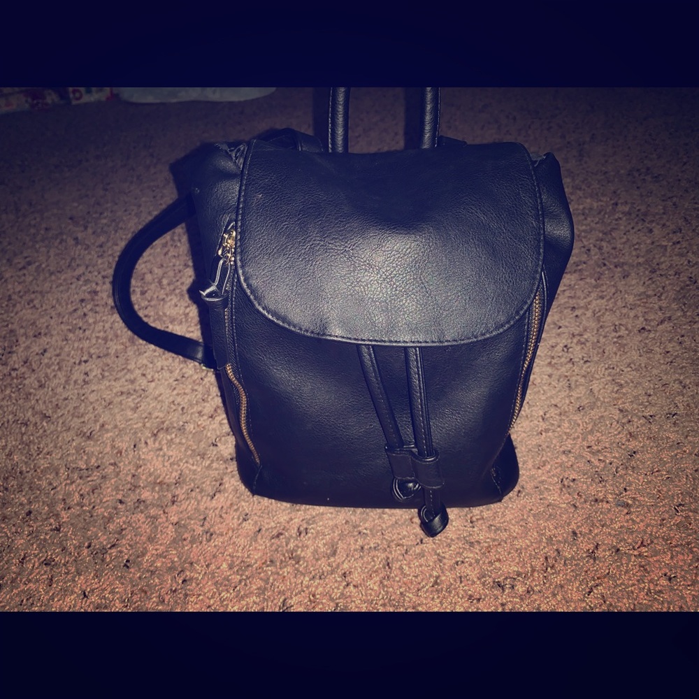 Black Target Backpack/Purse